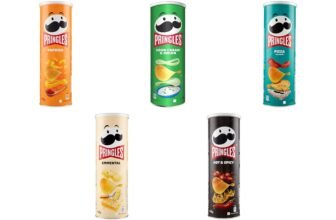 Pringles Sour Cream e Onion| Snack salato| Chips al gusto cipolla e panna acida| A