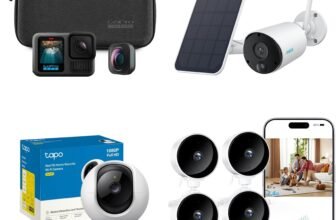 WOLFANG Telecamera WiFi Interno, Videocamera Sorveglianza 1080P