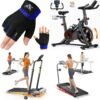 4 in 1 Tapis Roulant Elettrico Pieghevole,12 km/h Tapis Roulant con Inclinazione