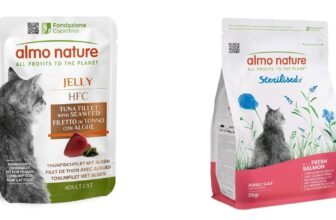 Almo Nature Sterilised – Crocchette Gatto Sterilizzato con Salmone Fresco