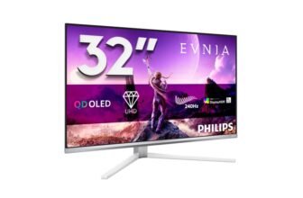 Philips Monitor 32M2N8900 31.5 pollici 3840×2160, UHD, 240Hz, QD-OLED Panel, 0.0…