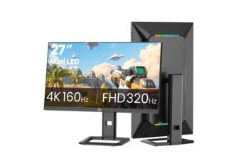 Titan Army 27” Mini LED Schermo PC Gamer, 4K 160Hz & FHD 320Hz Monitor Gami…
