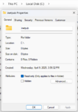 No, it’s not OK to delete that new inetpub folder