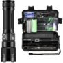 Akdomart Torcia LED Potente Professionale 500000 Lumen, Torcia LED Ricaricabile con