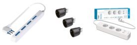 Poly Pool PP2520 Presa Multipla Spaziozero con Spina e 4 Prese 10 A Piccole 1,5 m