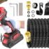 WEVOL Tubo Acqua Giardino 30 Metri, Tubo Estensibile da Giardino con Adattatori da 1/2″ e 3/4″