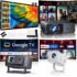 Proiettore 4K【Google TV/Compatibile con Netflix】Videoproiettore Auto Focus e 6D Keystone