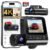 3 Canale Dashcam Auto 4K, Visione Notturna STARVIS 2 e HDR con Dash cam Anteriore
