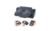 FAIORD Cuscino Cervicale, Cuscino Ergonomico Adatto per chi Dorme su un fianco sulla schiena e a pancia in giù, Cuscino Memory Foam con Federa, 64x39x10/13 cm (Grigio Scuro)