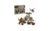 LEGO Jurassic World Missione Aerea con Spinosauro e Quetzalcoatlus – Include 2 Dinosauri Giocattolo, un Elicottero, un Camion e 4 Minifigure – Regalo per Bambini e Bambine da 8 Ann